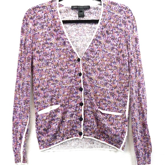 Marc by Marc Jacobs pink purple small cardigan